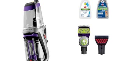 TURBOSTRENGTH MOTOR TECHNOLOGY. Delivers powerful suction with a quiet, engery efficient clean.